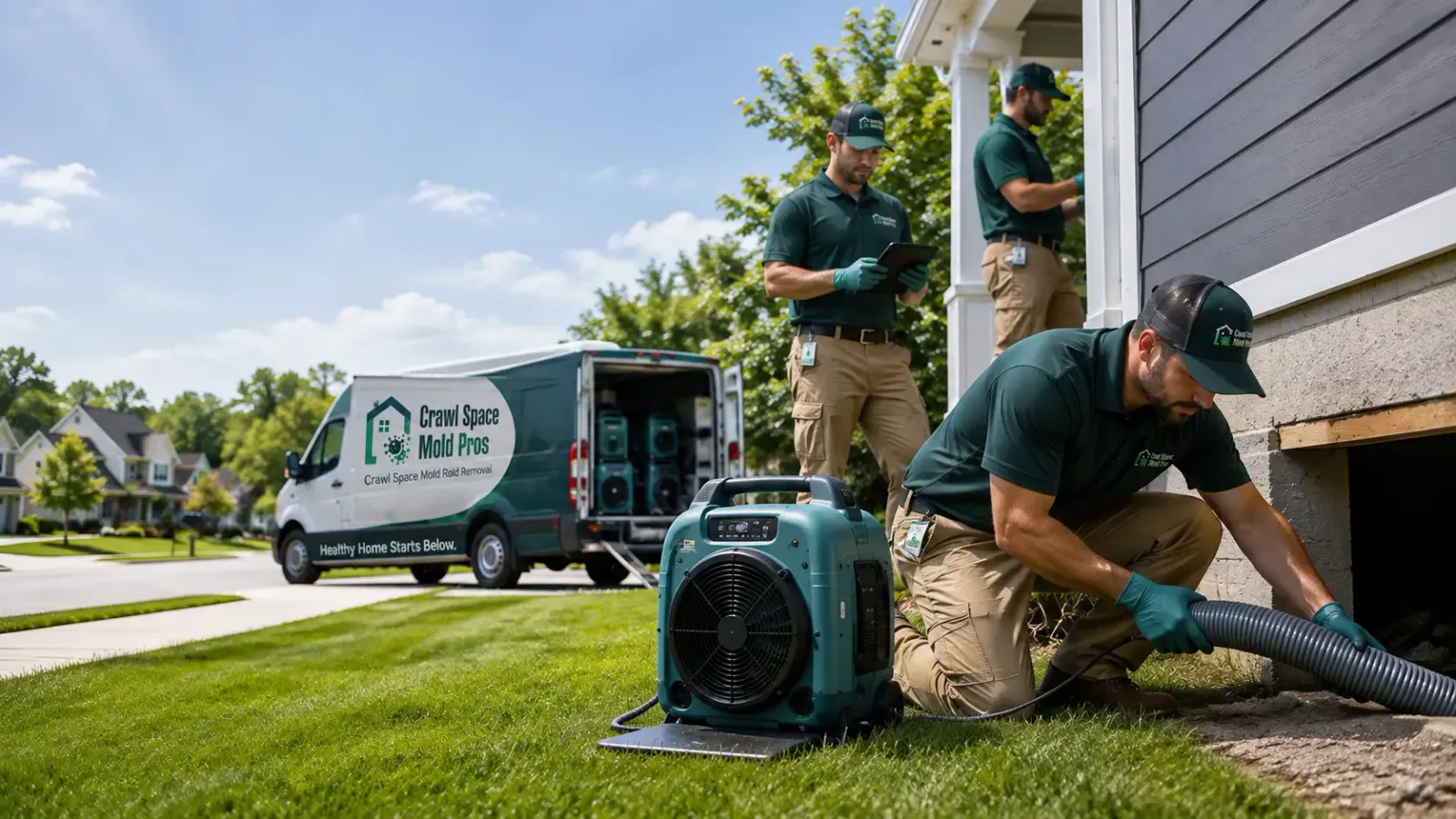 Crawl Space Mold Removal in Lancaster, TX